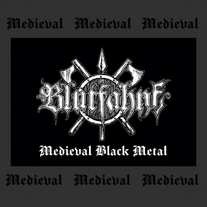 New logo, Medieval Black Metal - POSTER-FLAG