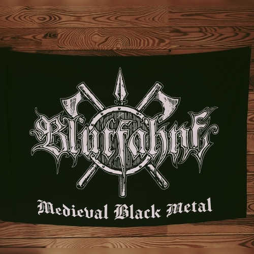 New logo, Medieval Black Metal - POSTER-FLAG