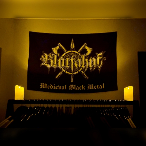 New logo, Medieval Black Metal - POSTER-FLAG